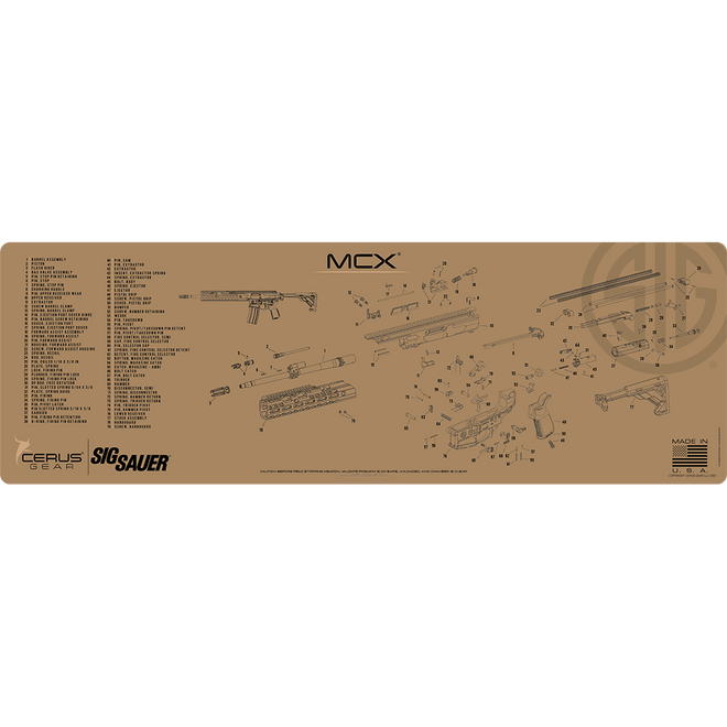 SIG SAUER® MCX Schematic Rifle Mat