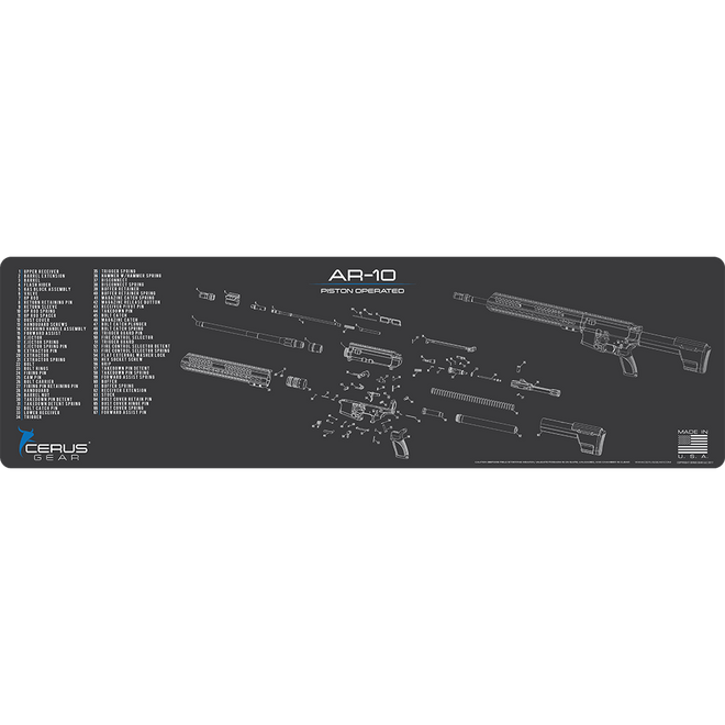 AR-10 Schematic Magnum Gun Mat