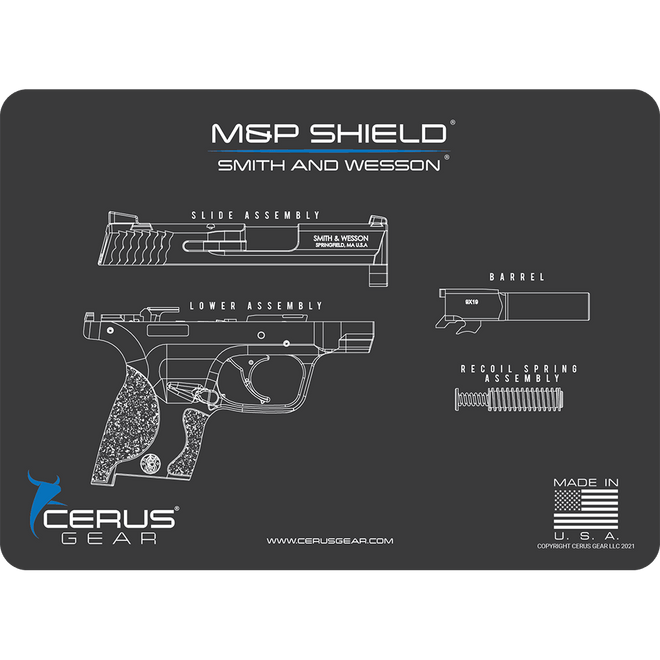 EDC M&P Shield Schematic Mat