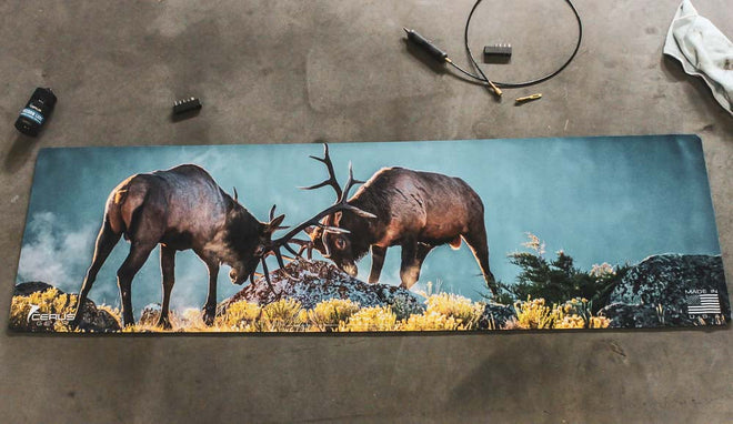 Elk Rut Wildlife Gun Mat