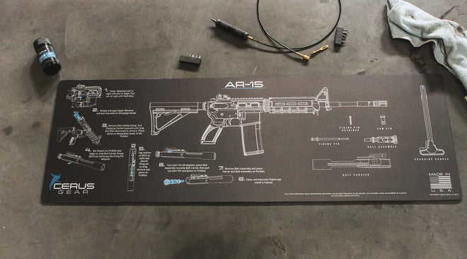 AR-15 Instructional Magnum Gun Mat