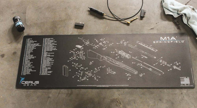 Springfield M1A® Schematic Rifle Mat