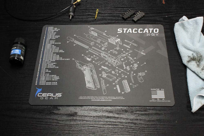 Staccato 2011® Schematic Handgun Mat