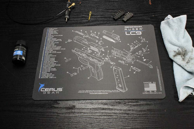 Ruger LC9® Schematic Handgun Mat