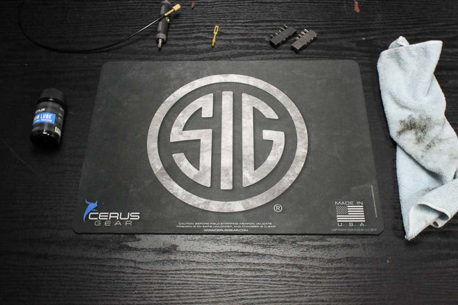 SIG SAUER® Logo Handgun Mat
