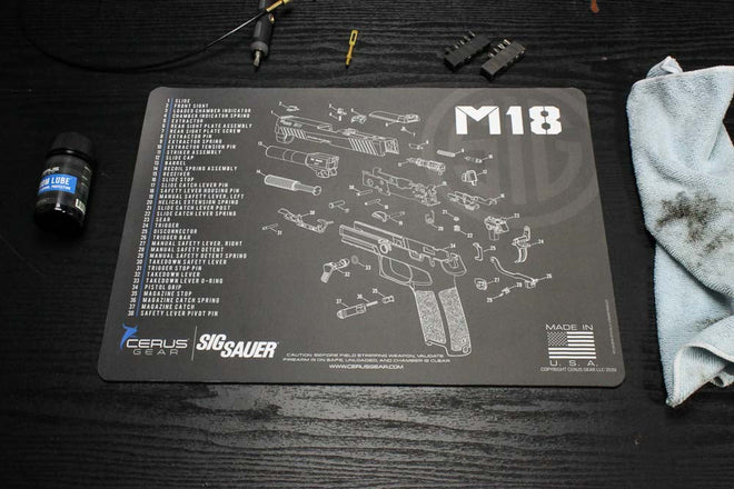 SIG SAUER® M18 Schematic Handgun Mat