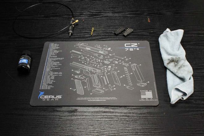 CZ® 75 TS Schematic Handgun Mat