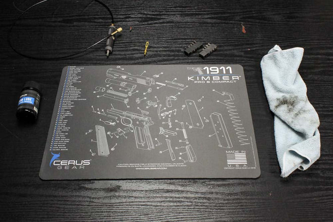 Kimber® Compact & Pro Schematic Handgun Mat
